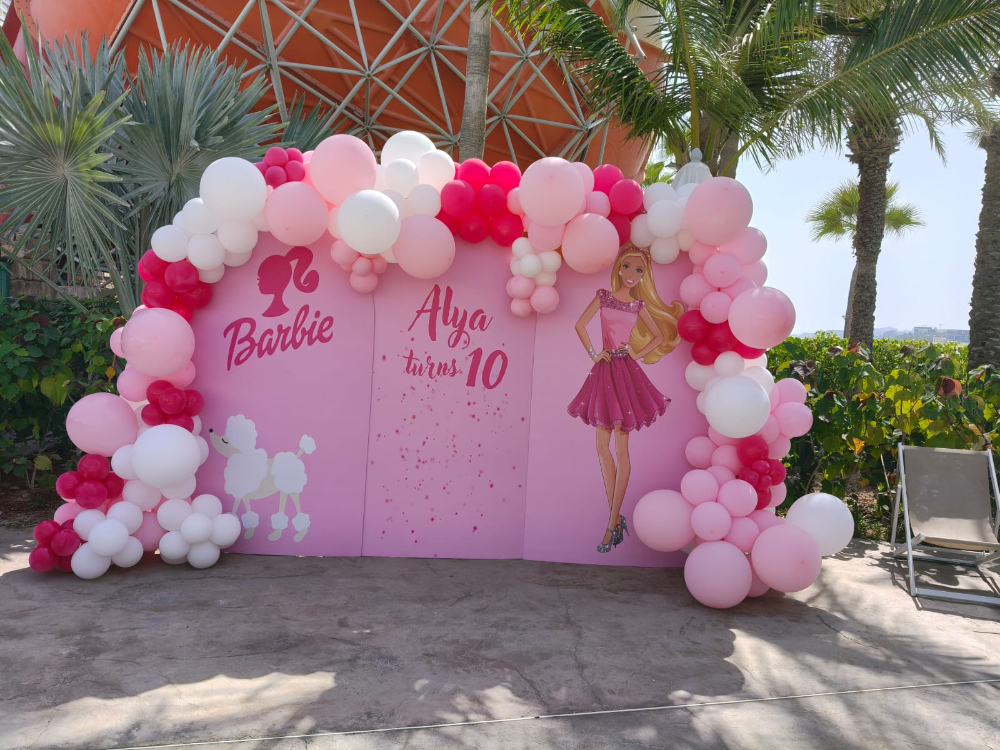 barbie backdrop